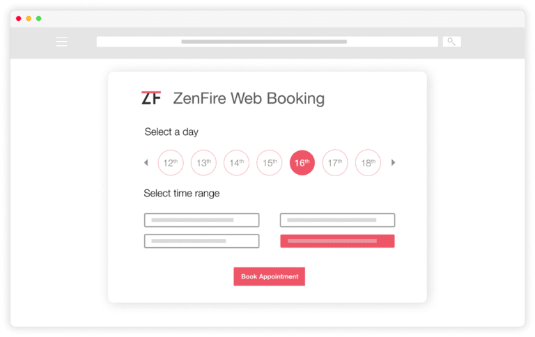 ZenFire Web-Booking