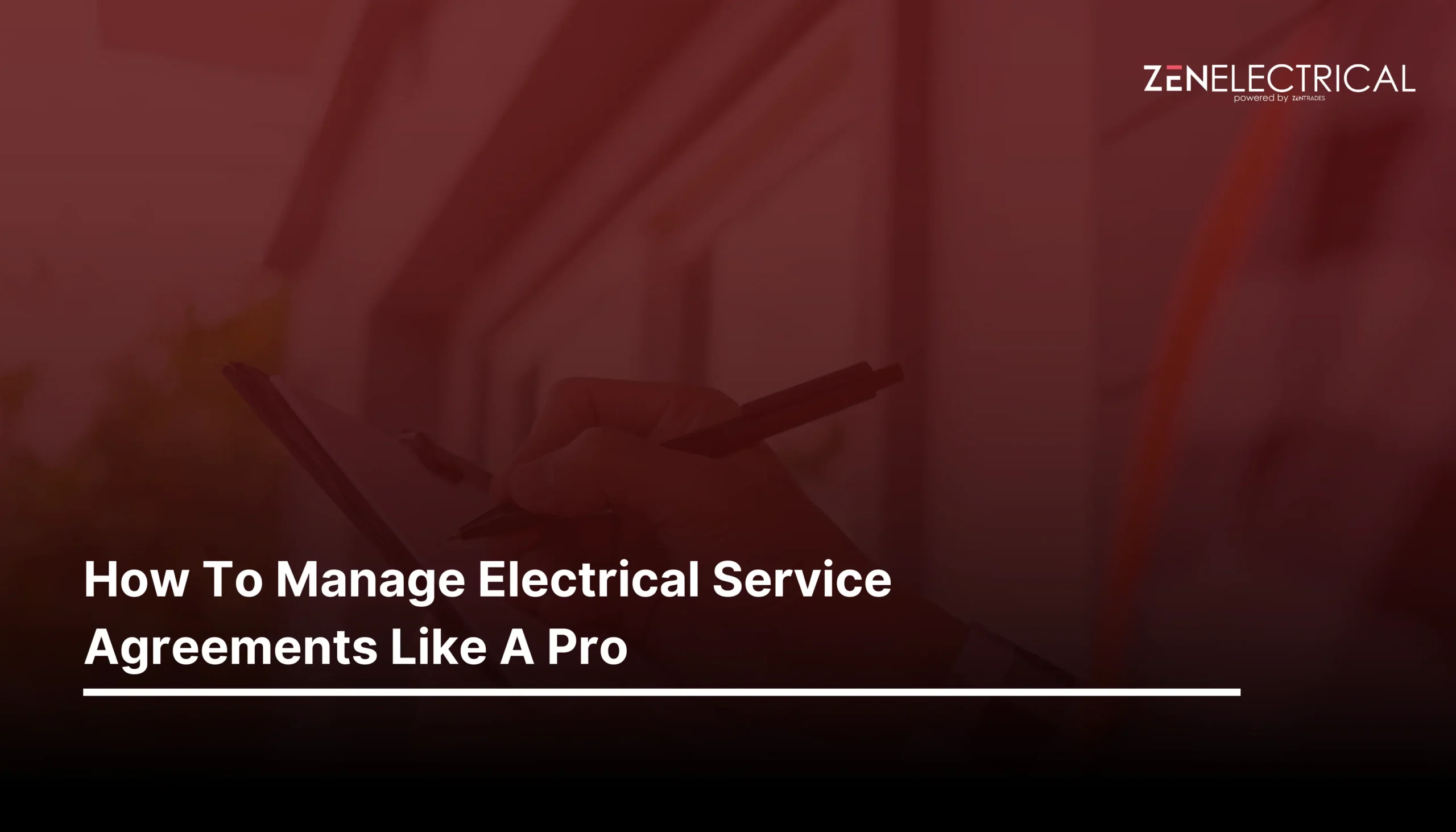 How To Manage Electrical Service Agreements Like A Pro