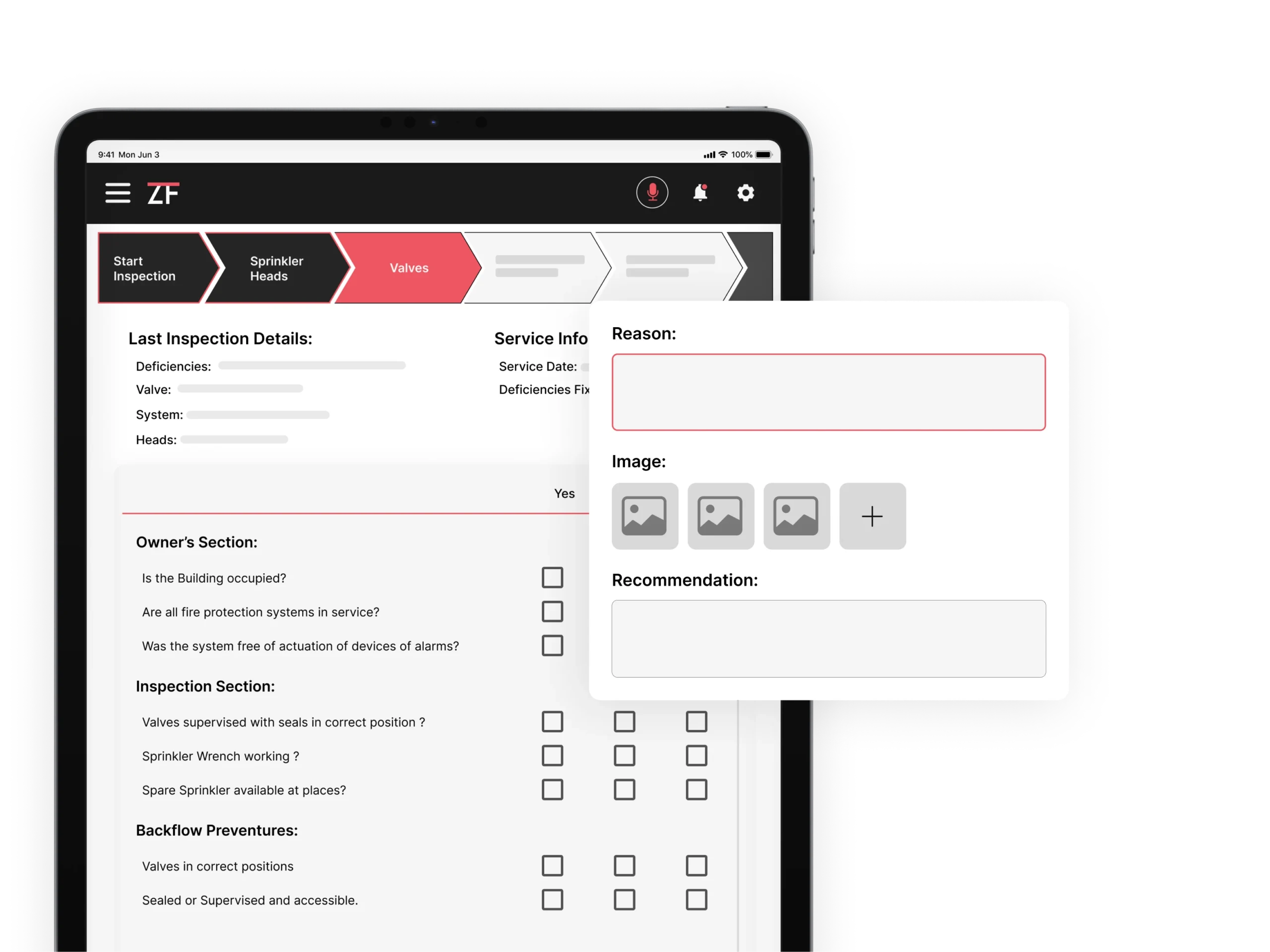 ZenFire Features Forms and Checklist