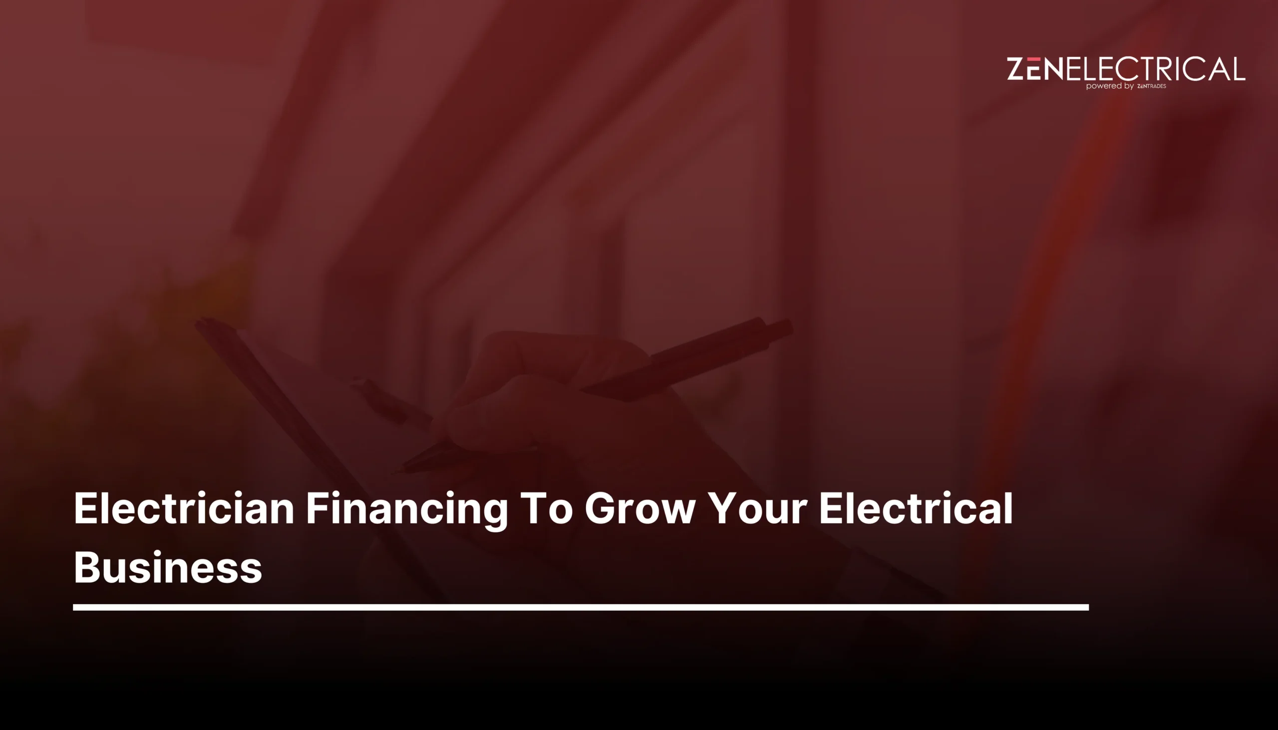 Electrician Financing to Grow your Electrical Business