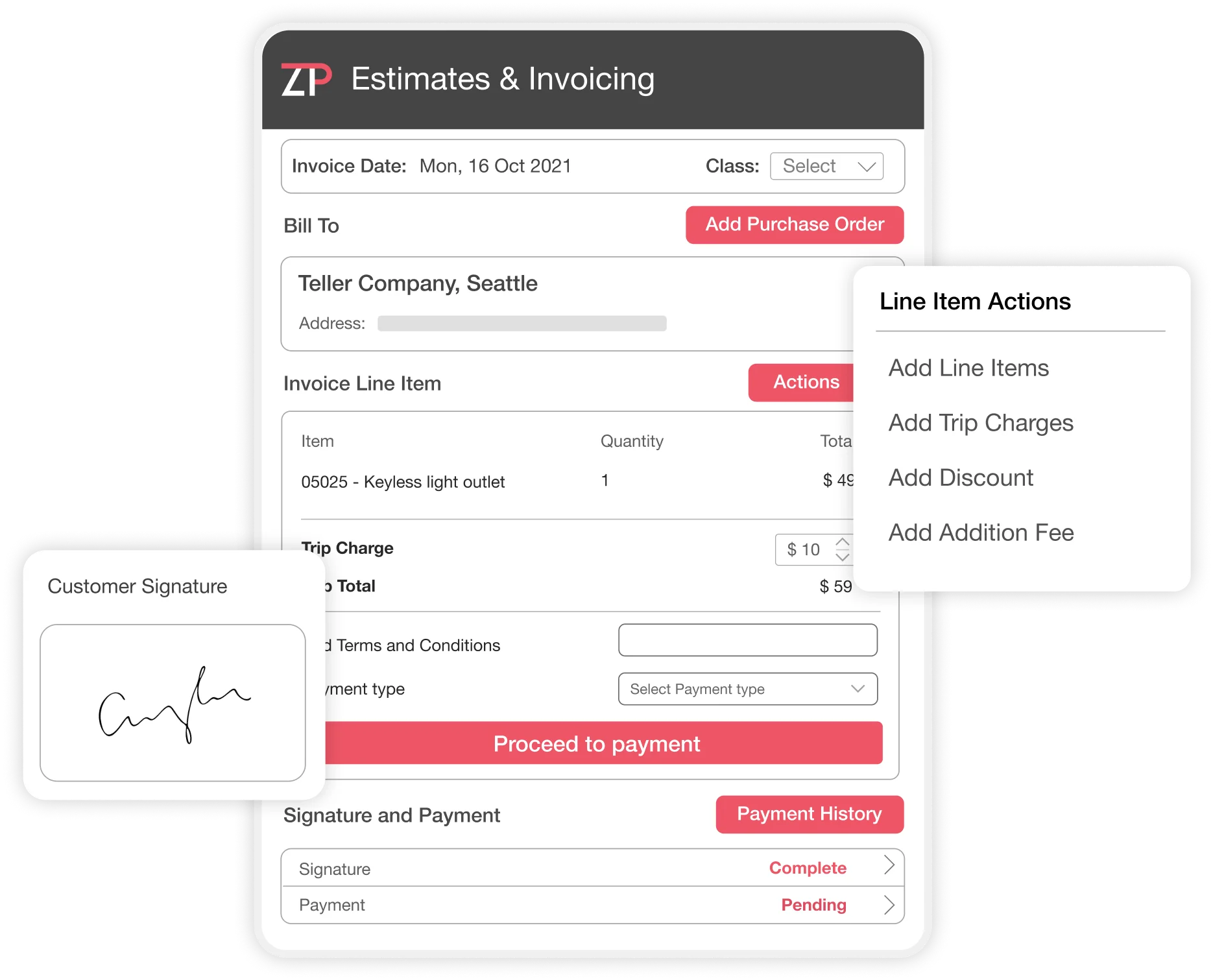 ZP-Invoicing & Estimates