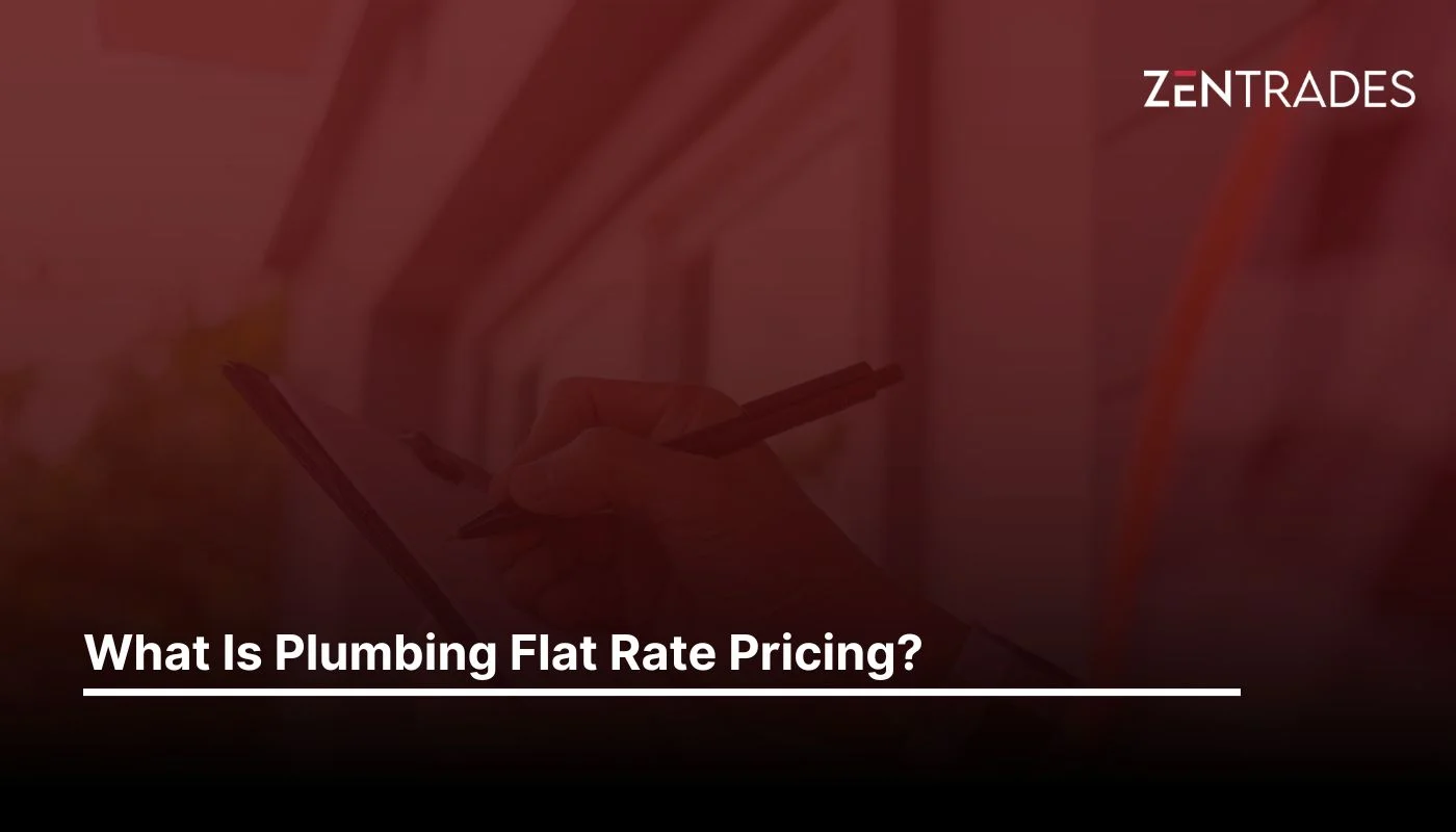 What Is Plumbing Flat Rate Pricing?