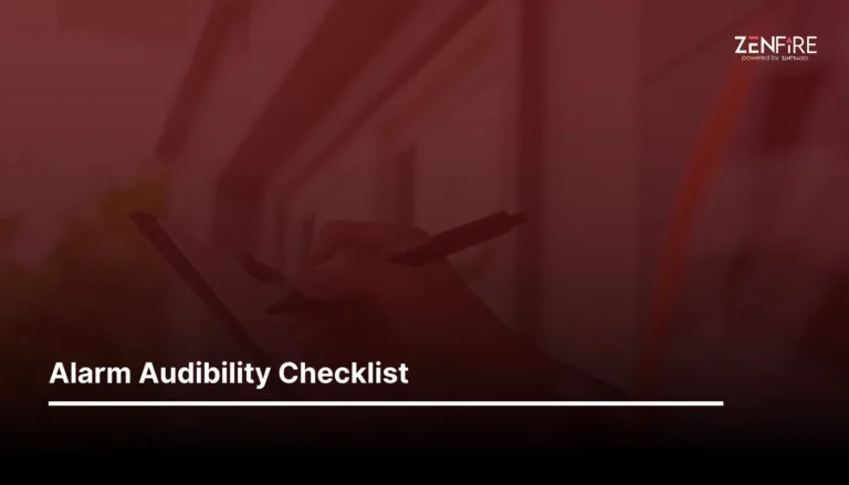 Alarm Audibility checklist