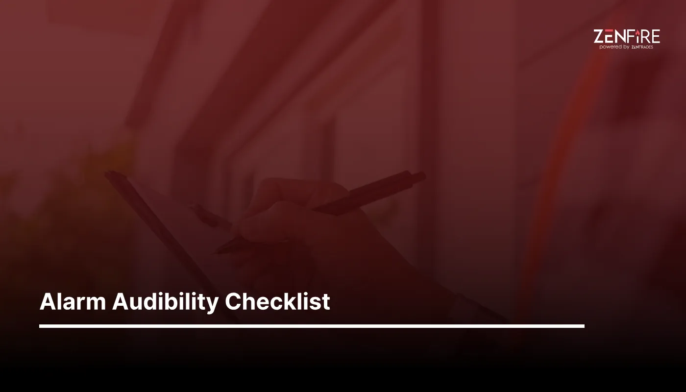 Alarm Audibility Checklist