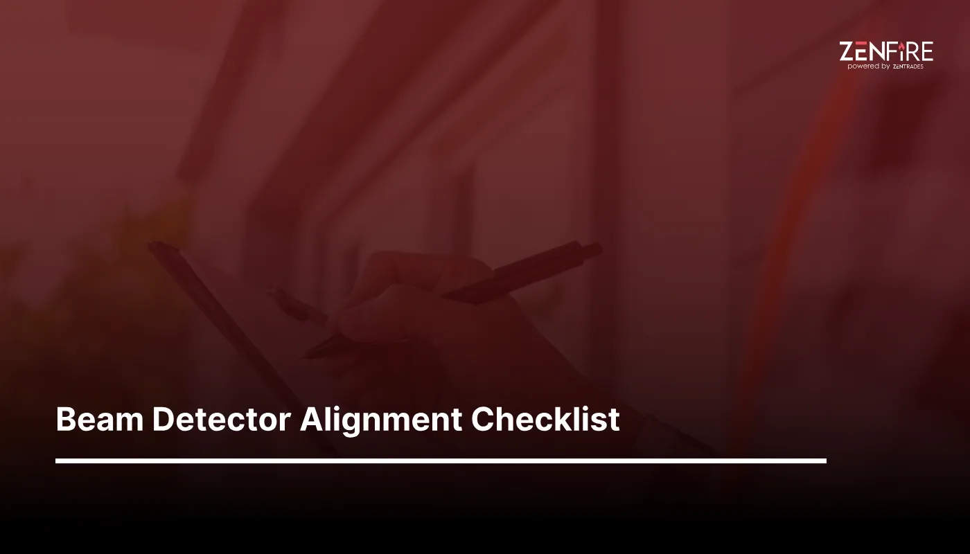 Beam Detector Alignment Checklist