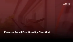 Elevator Recall Functionality checklist