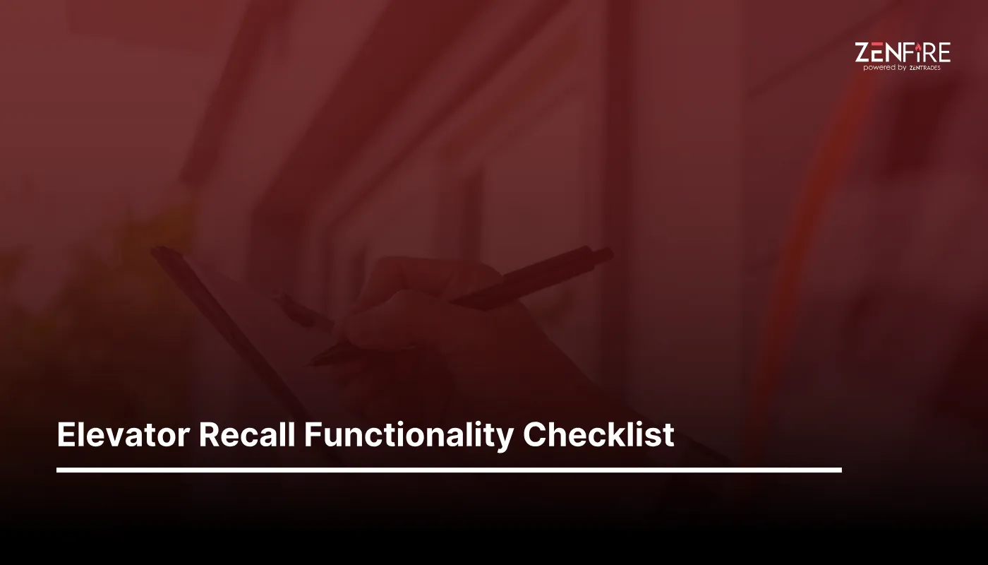 Elevator Recall Functionality Checklist