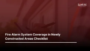 Fire Alarm System Coverage in Newly Constructed Areas