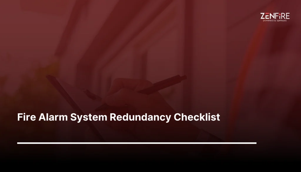 Fire Alarm System Redundancy Checklist