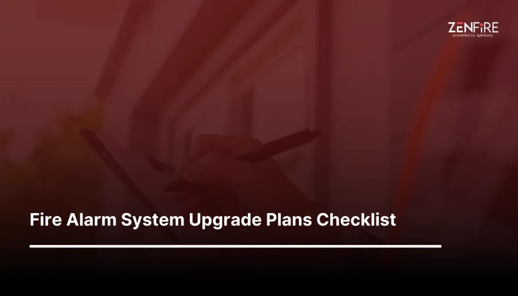 Fire Alarm System Upgrade Plans