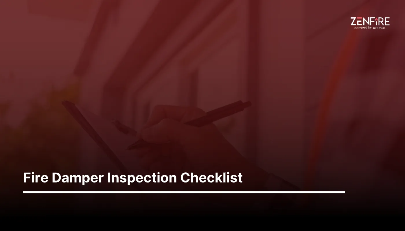 Fire Damper Inspection Checklist