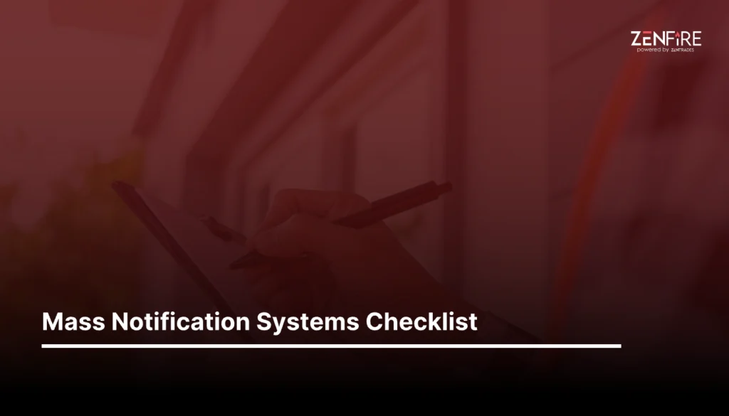 Mass Notification Systems Checklist