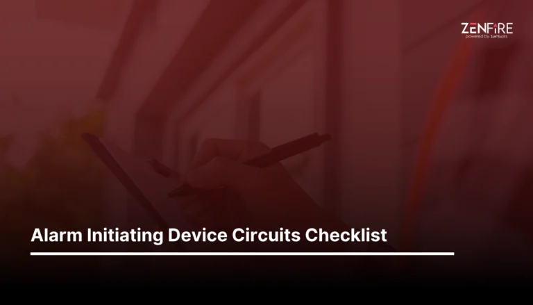 Alarm Initiating Device Circuits Checklist