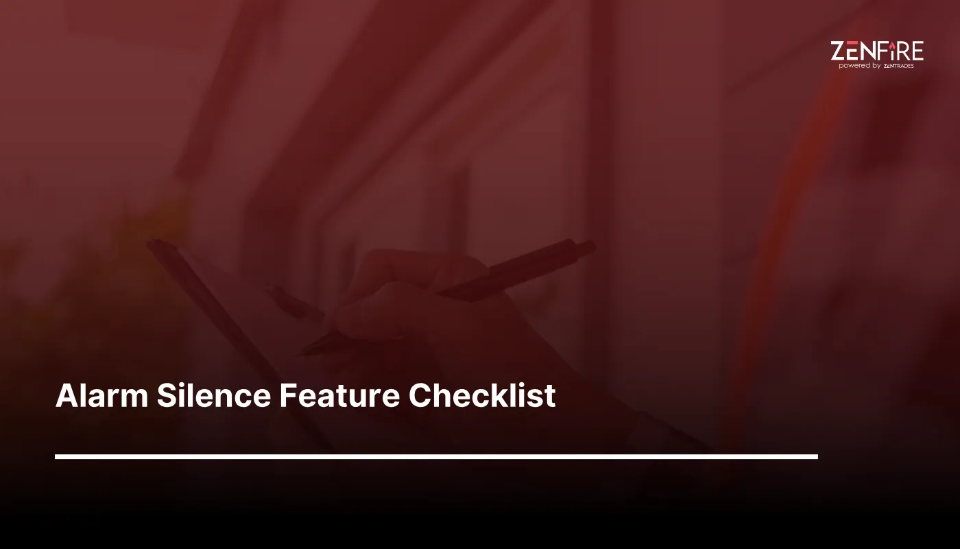 Alarm Silence Feature Checklist