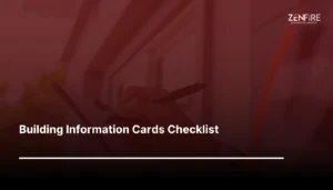 Building Information Cards Checklist