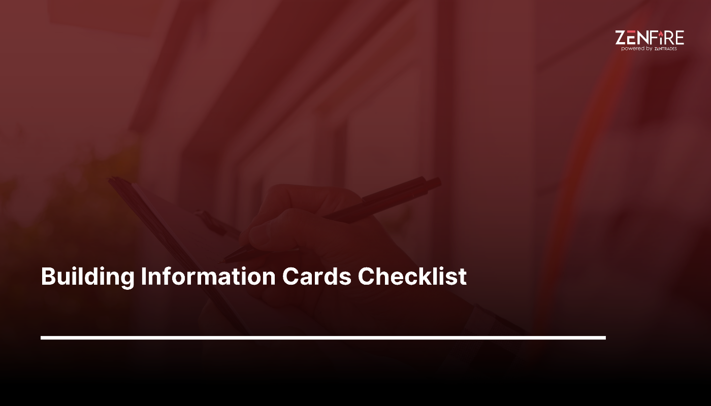 Building Information Cards Checklist