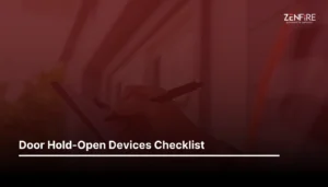 Door Hold-Open Devices checklist