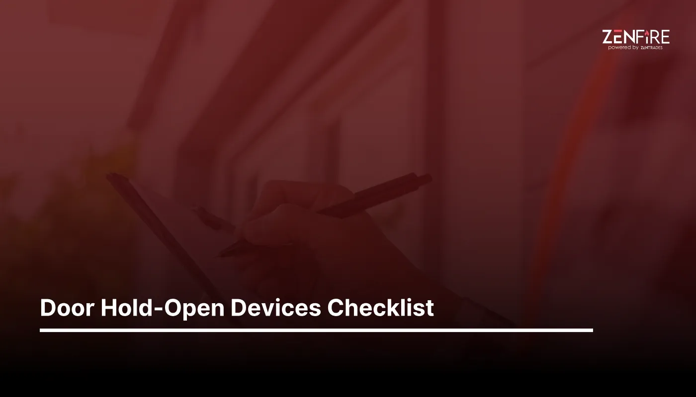 Door Hold-Open Devices Checklist