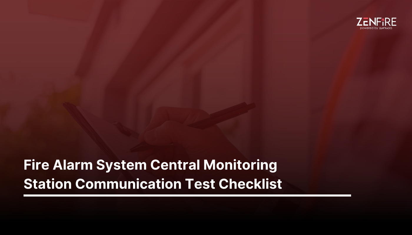 Fire Alarm System Central Monitoring Station Communication Test