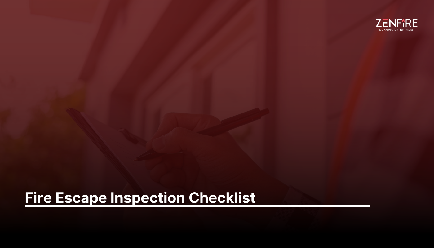 Fire escape inspection – Checklist