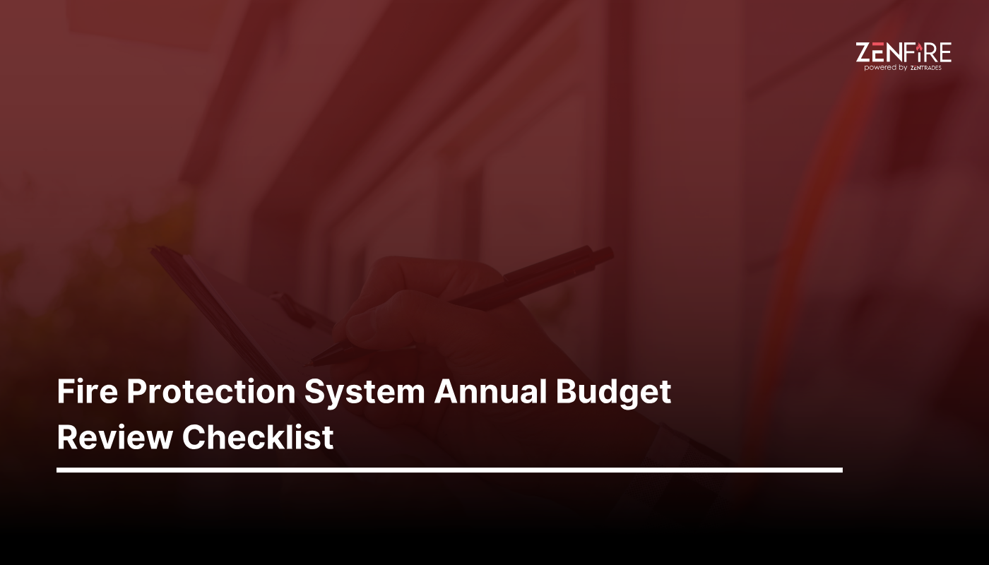 Fire Protection System Annual Budget Review Checklist