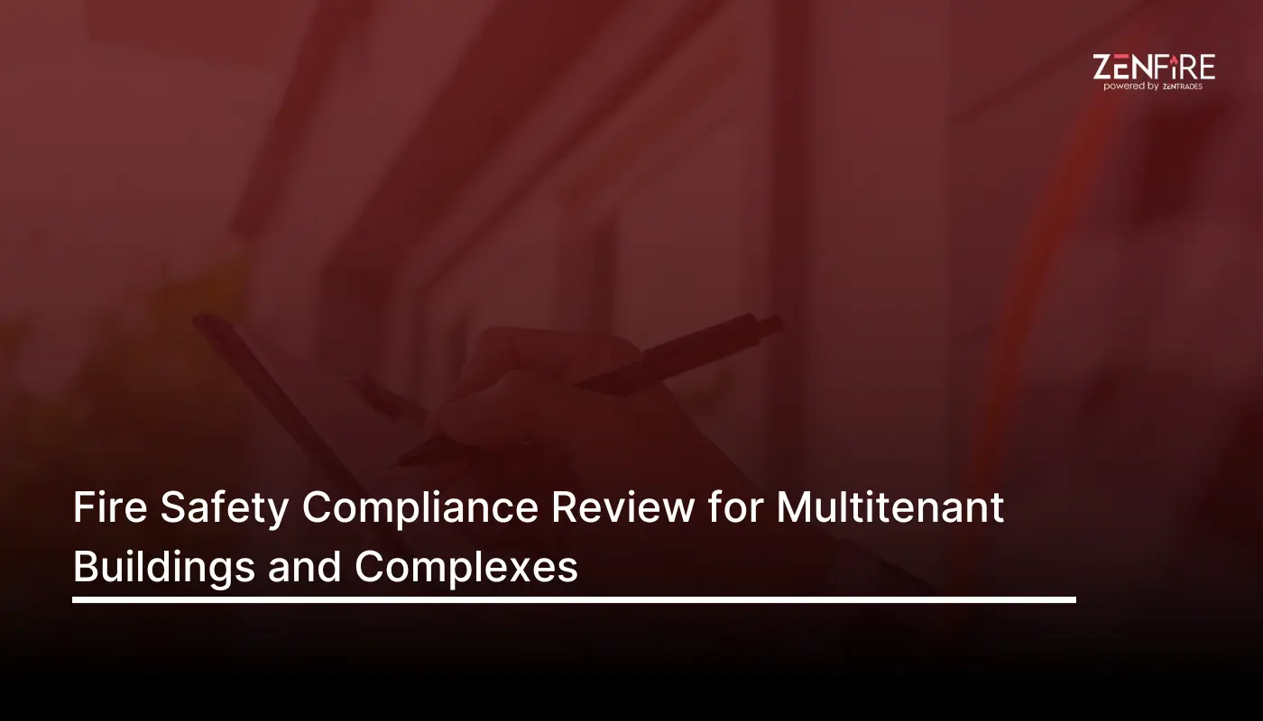 Fire safety compliance review for multitenant buildings and complexes checklist