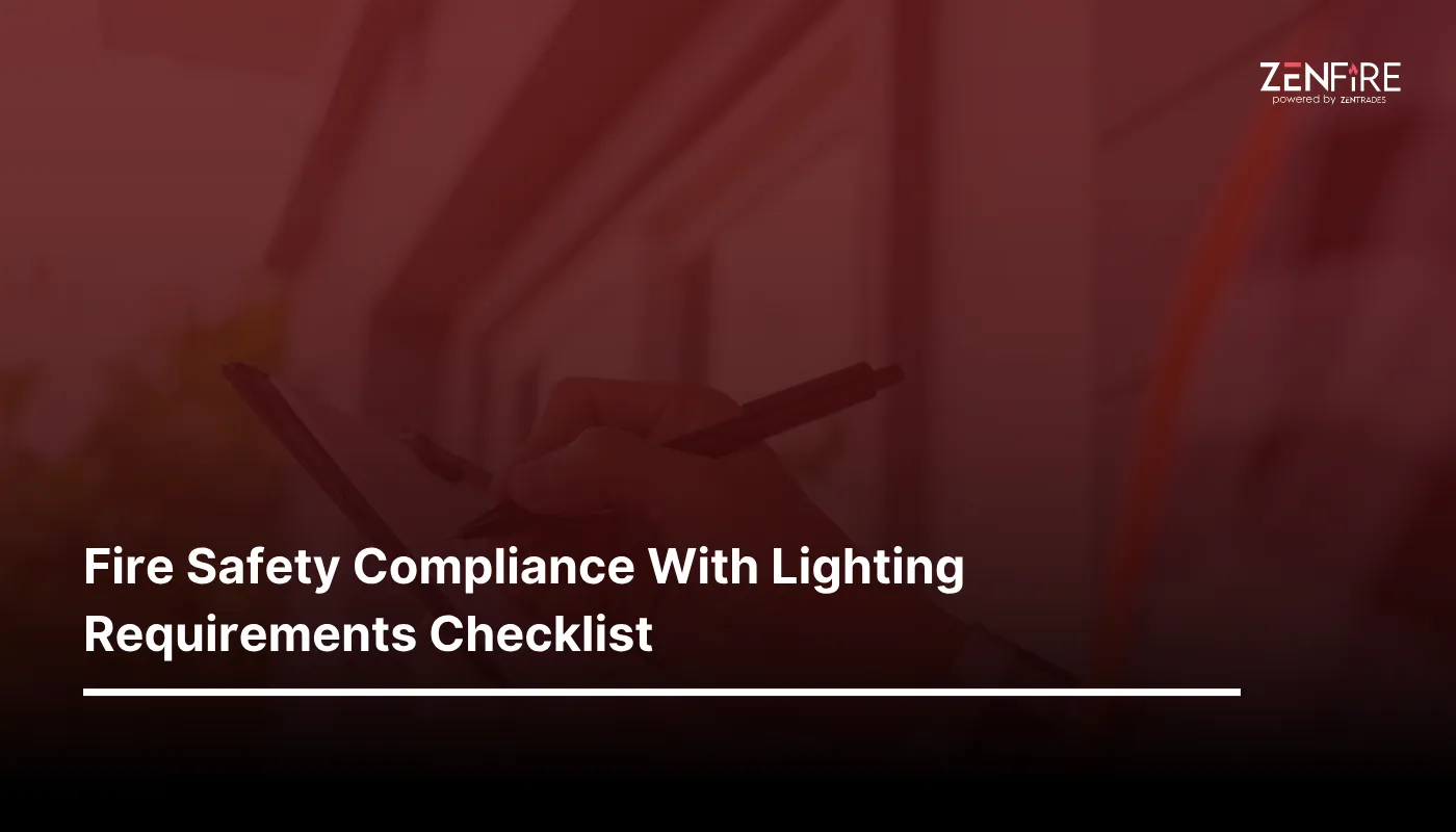 Fire Safety Compliance With Lighting Requirements Checklist