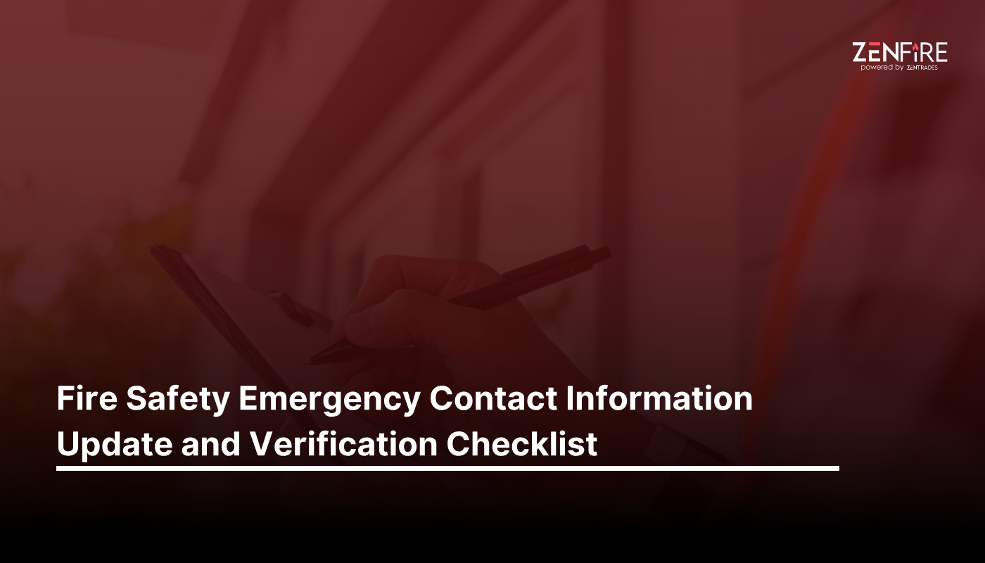 Fire Safety Emergency Contact Information Update And Verification