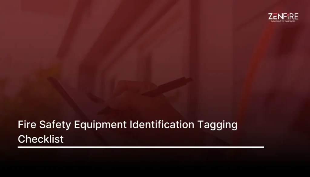 Fire Safety Equipment Identification Tagging Checklist​