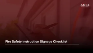 Fire Safety Instruction Signage
