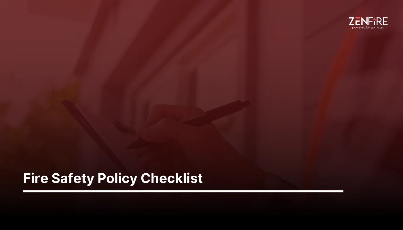 Fire Safety Policy Checklist