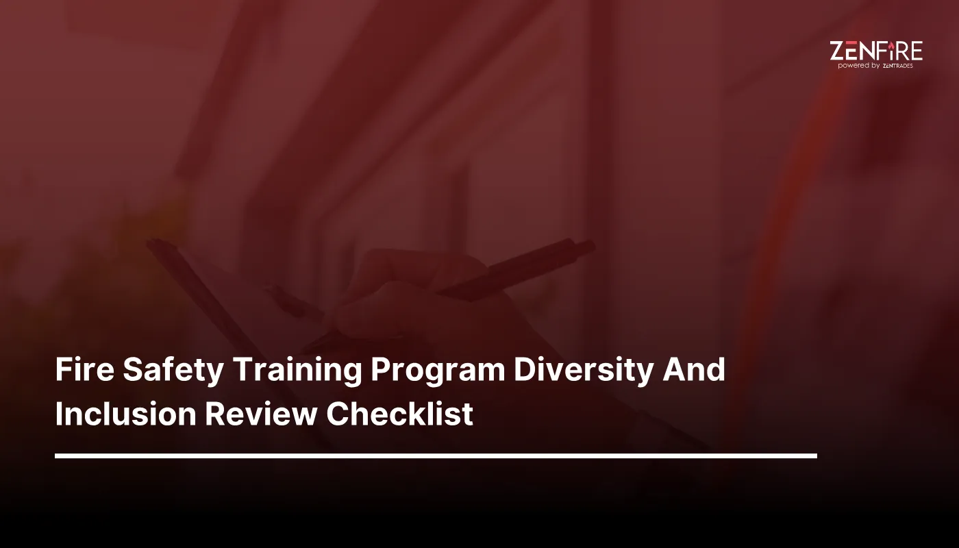 Fire Safety Training Program Diversity And Inclusion Review Checklist