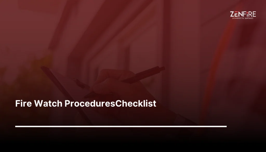 Fire Watch Procedures Checklist