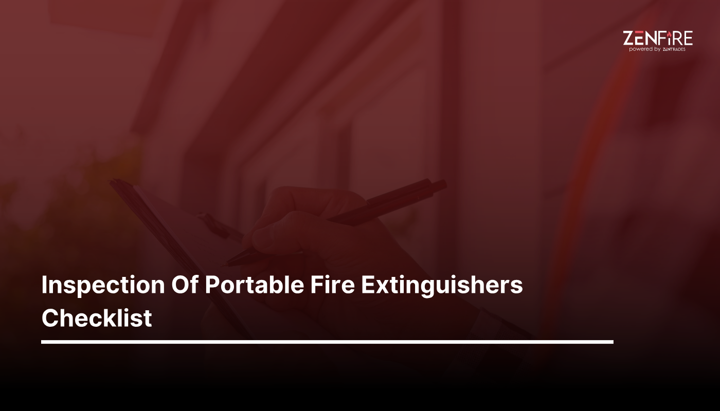 Inspection of portable fire extinguishers Checklist