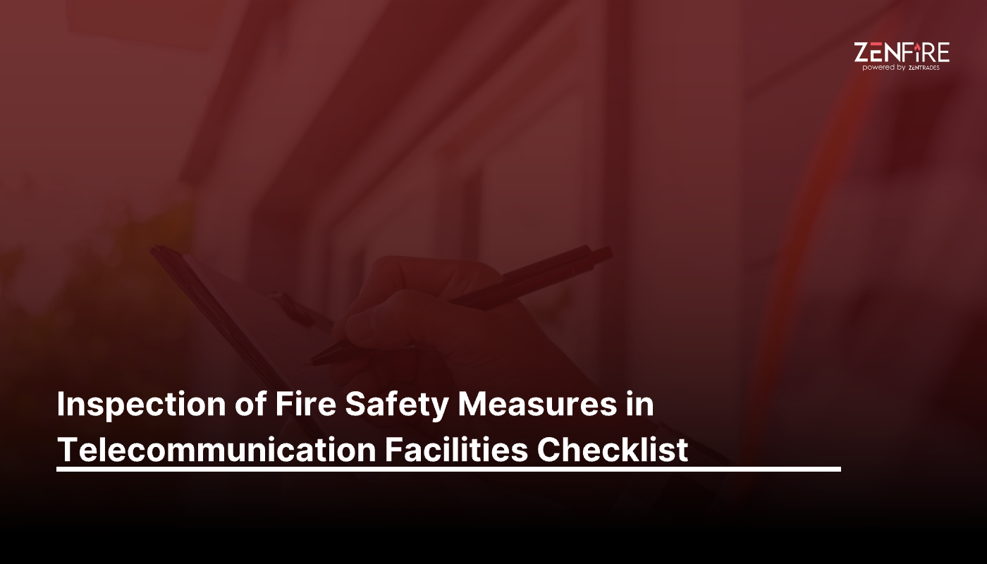 Inspection of Fire Safety Measures in Telecommunication Facilities