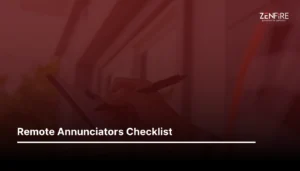 Remote Annunciators Checklist