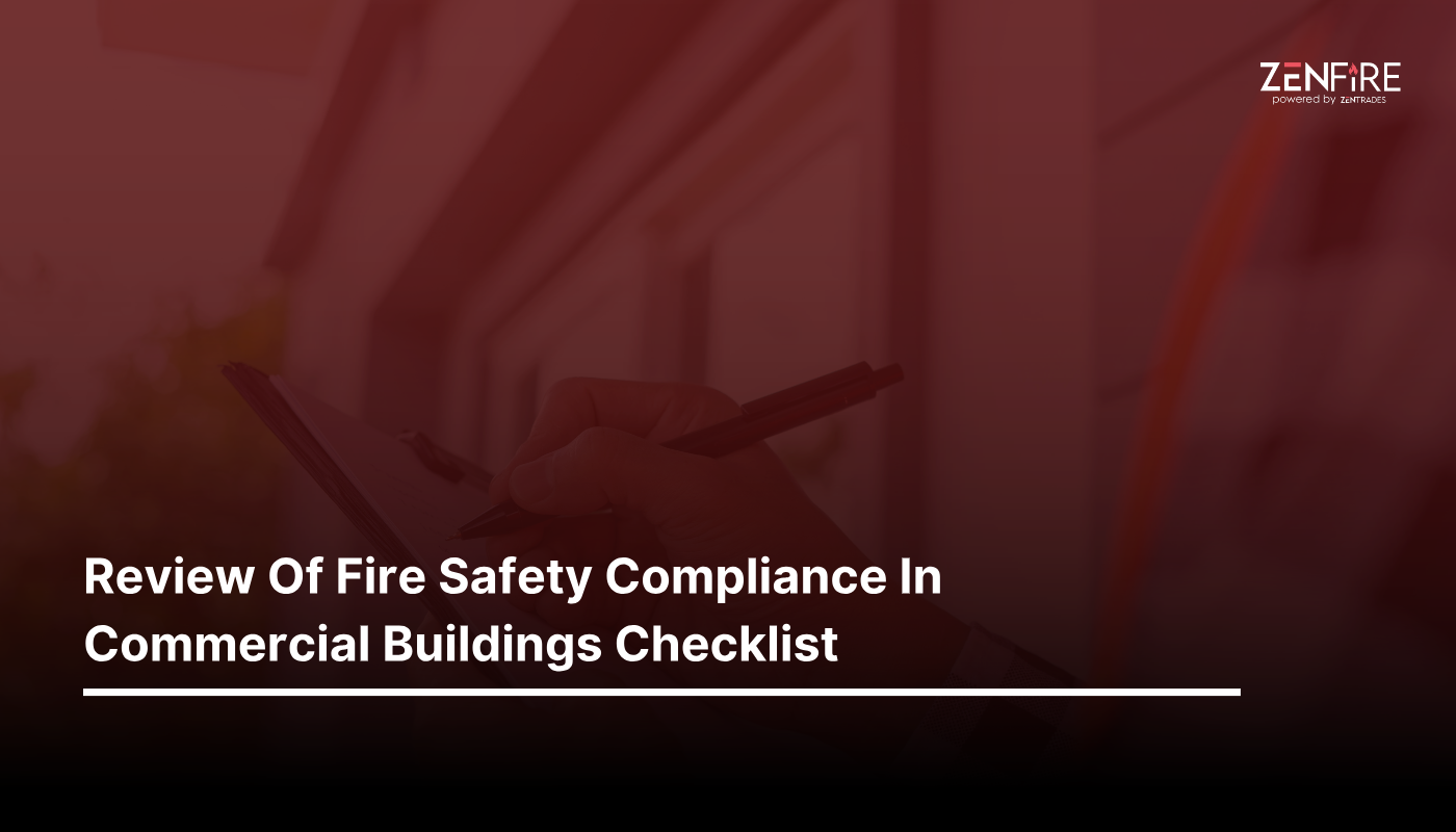 Review of fire safety compliance in commercial buildings checklist