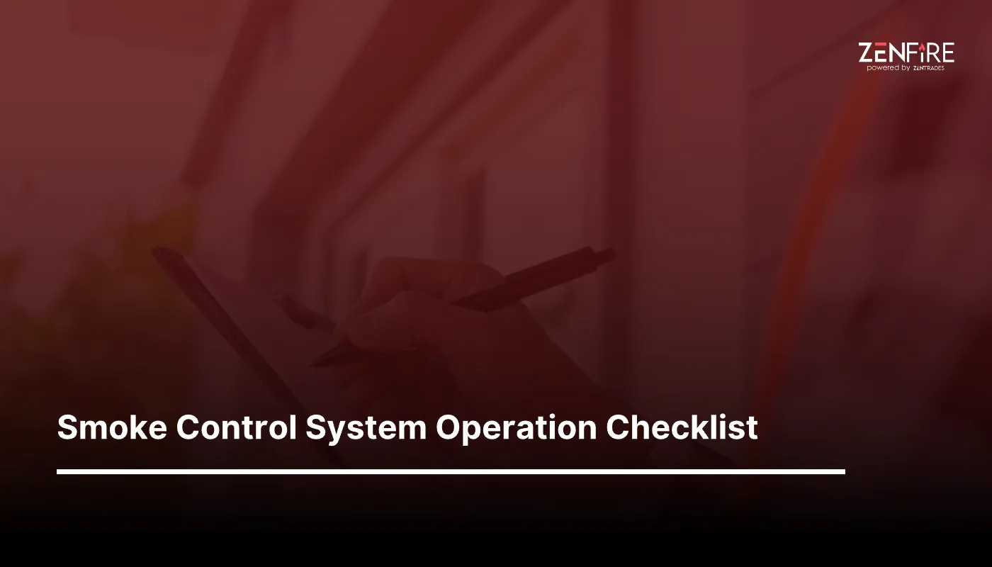 Smoke-Control-System-Operation-Checklist