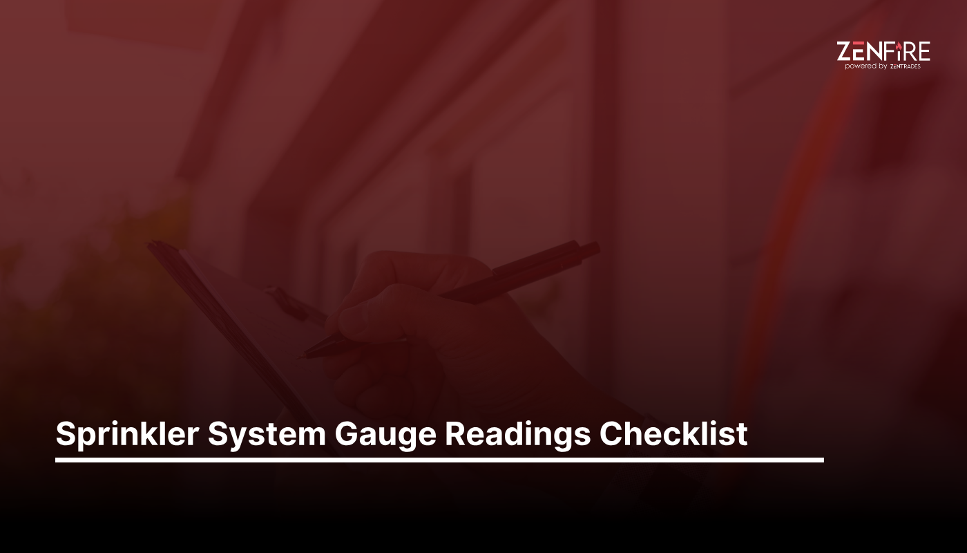 Sprinkler System Gauge Readings