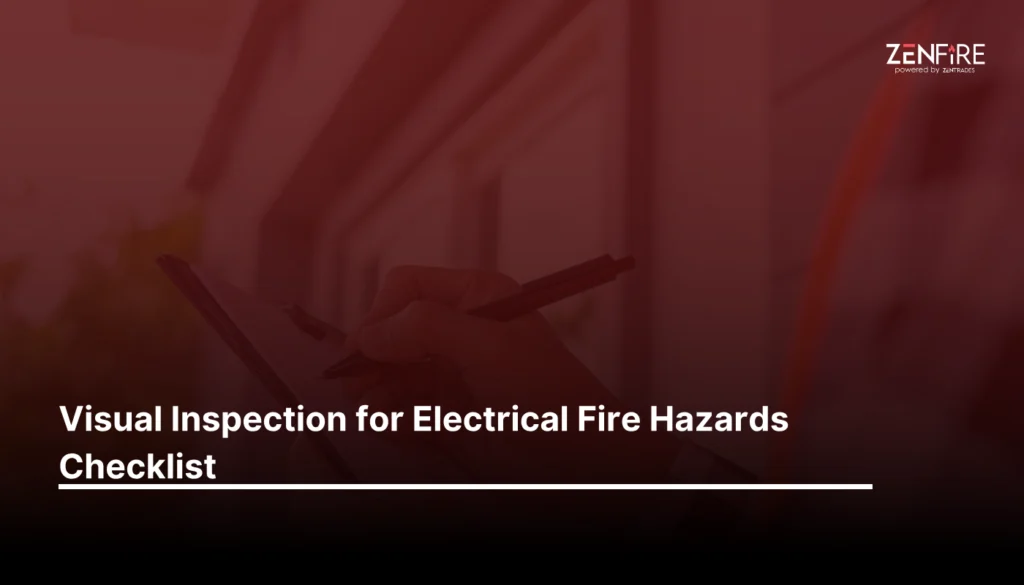 Visual inspection for electrical fire hazards