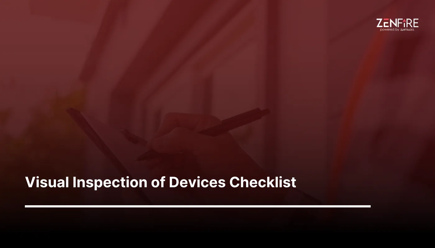 Visual Inspection of Devices Checklist