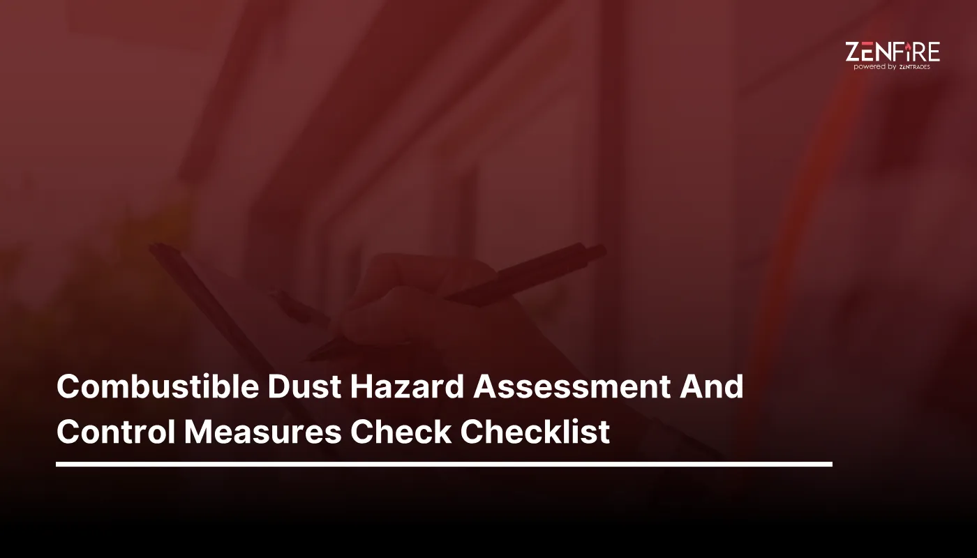 Combustible Dust Hazard Assessment and Control Measures Check Checklist