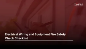 Electrical Wiring and Equipment Fire Safety Check Checklist