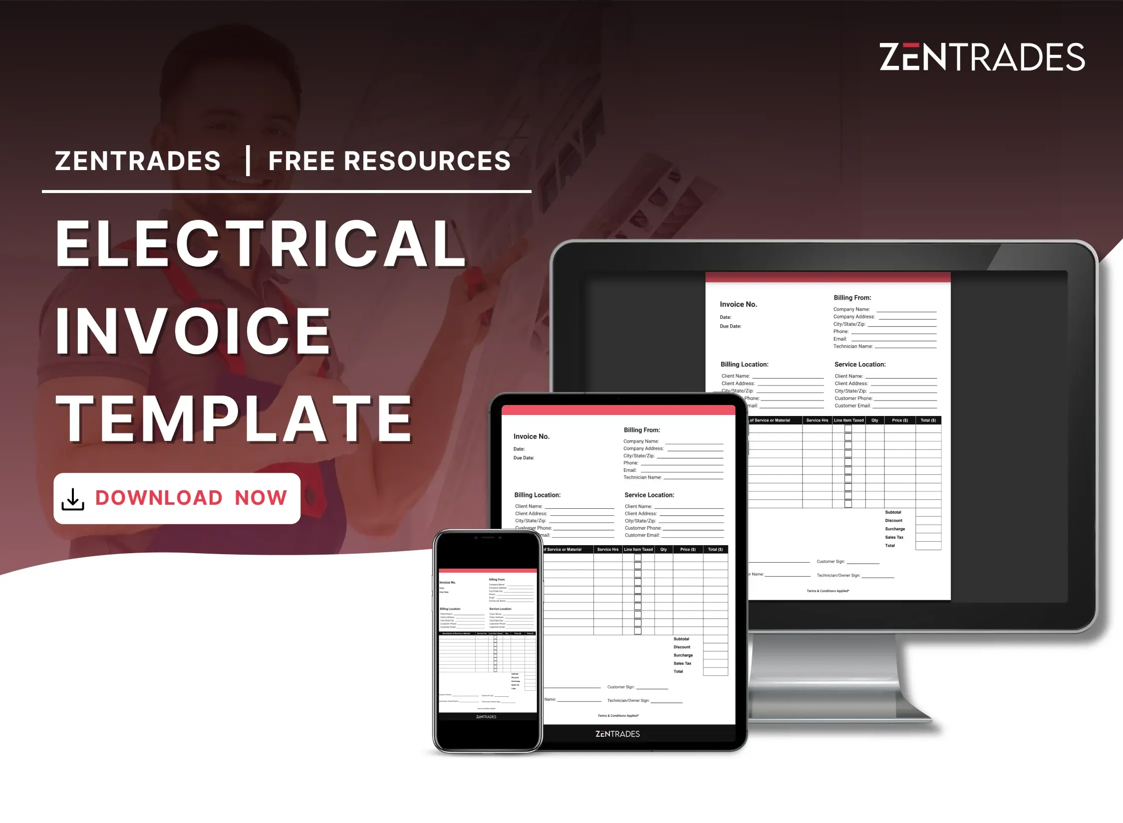 Electrical Invoice Template