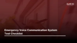 Emergency Voice Communication System Test Checklist