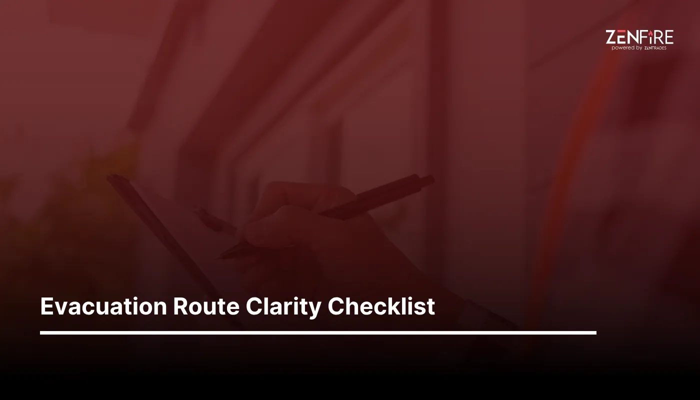 Evacuation Route Clarity Checklist