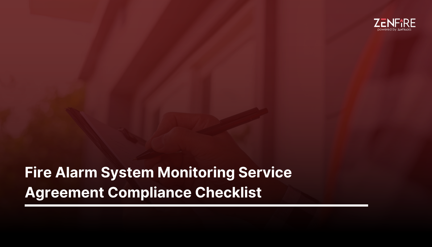 Fire Alarm System Monitoring Service Agreement Compliance