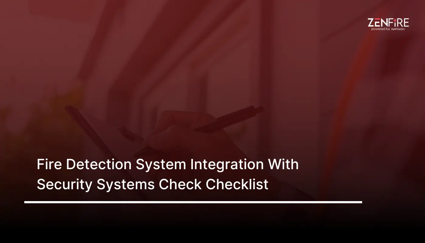 Fire Detection System Integration With Security Systems Check Checklist