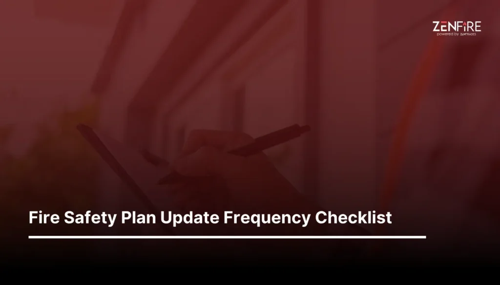 Fire Safety Plan Update Frequency Checklist