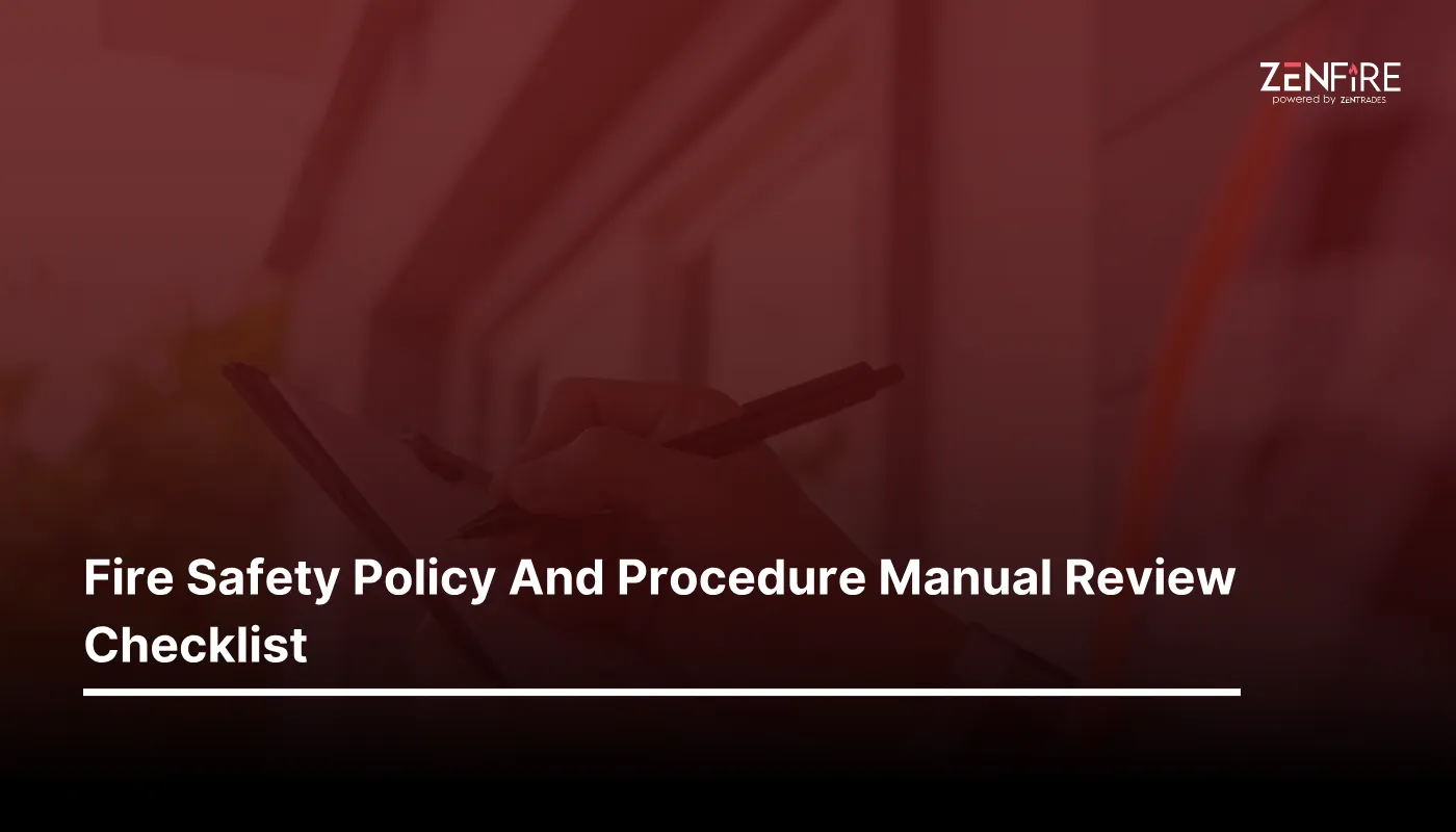 Fire Safety Policy And Procedure Manual Review Checklist